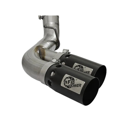 aFe Victory 4in SS DPF-Back Exhaust | GM Duramax V8-6.6L (15-19) (49-44089-B)