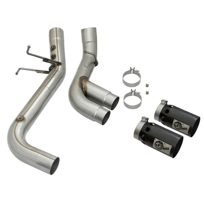 aFe Victory 4in SS DPF-Back Exhaust | GM Duramax V8-6.6L (15-19) (49-44089-B)