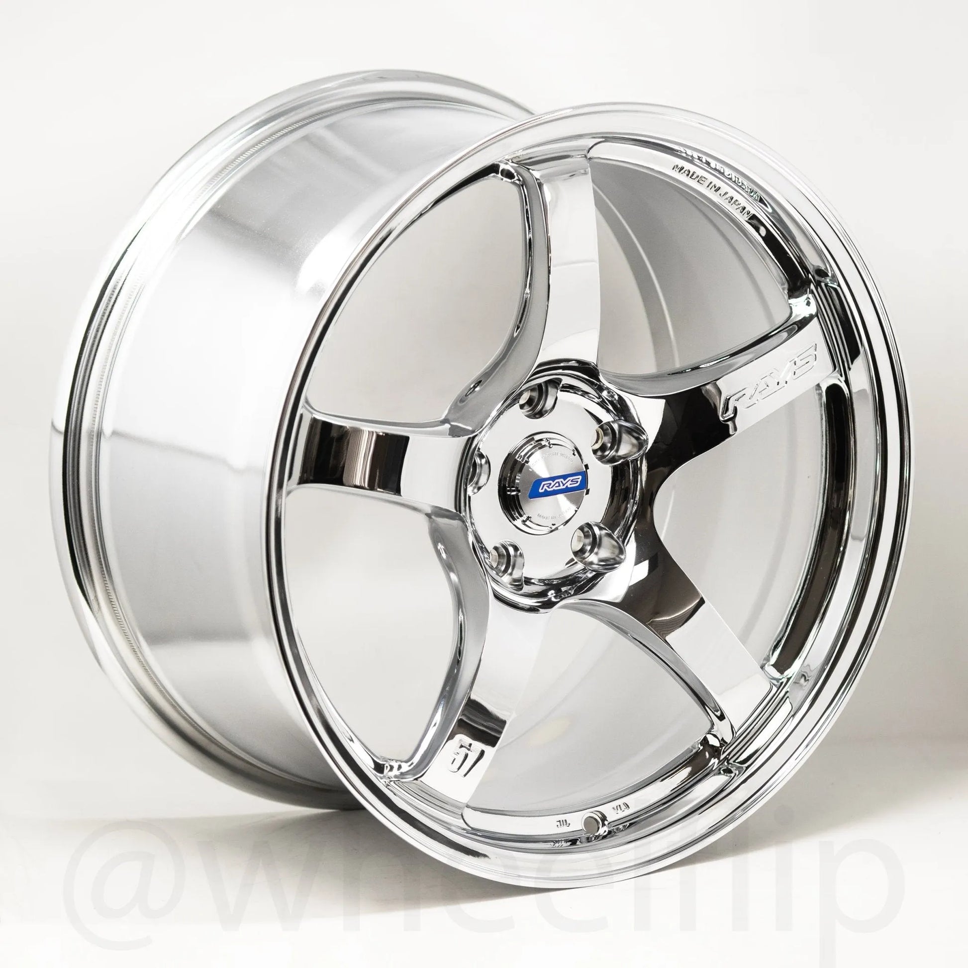 Raysグアムレイツ57CR Gram Lights 57CR 18x9.5 +38 5x114.3 Chrome - WheelFlip
