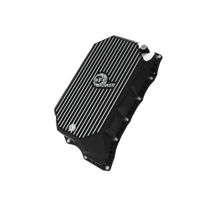 aFe GM 20-25L6.6L V8-6.6L Trans Pan w/ Fins | Silverado 2500/3500 HD, Sierra 3500 HD (46-71380B)