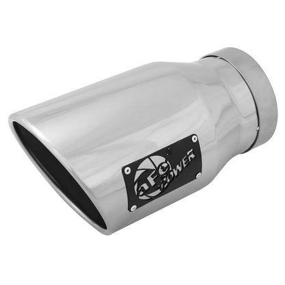 aFe MACH Force-Xp SS Clamp-on Exhaust Tip | Diesel 5in Inlet x 7in Outlet x 12in (49T50702-P12)