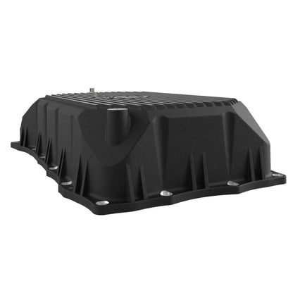 aFe GM 20-25L6.6L V8-6.6L Trans Pan w/ Fins | Silverado 2500/3500 HD, Sierra 3500 HD (46-71380B)