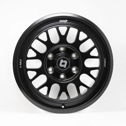 Titan 7 T-AK2 17x8 +39 6x130 Machine Black for Mercedes Sprinter (SET)