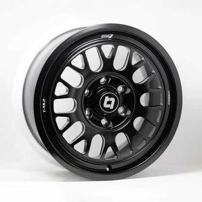 Titan 7 T-AK2 17x8 +39 6x130 Machine Black for Mercedes Sprinter (SET)