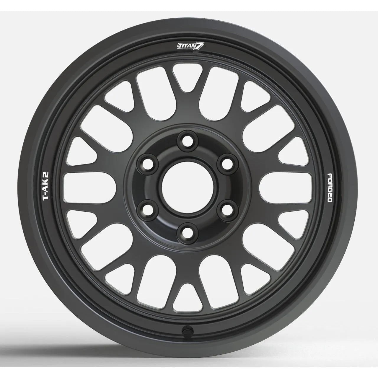 Titan 7 T-AK2 17x8 +39 6x130 Machine Black for Mercedes Sprinter (SET)