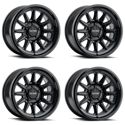(set of 4) Method MR323 Gloss Black | 20x9" +12mm | 6x135mm Wheel