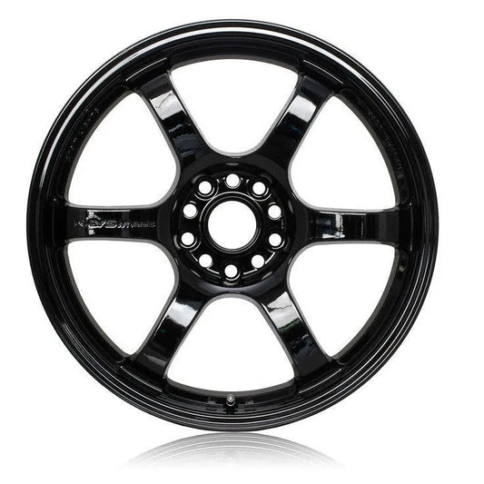 Gram Lights 57DR 17x9 +38 5x100 Glossy Black (SET)
