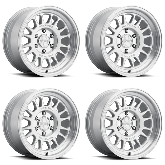 (set of 4) Method MR318 Machined | 17x8.5" +0mm | 6x135mm Wheel