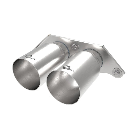 aFe MACH Force-Xp 4in Brushed SS OE Tips | Porsche 911 GT3 (14-16/17-19) (49C36435-H)