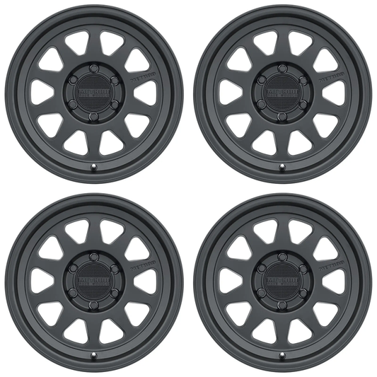 (set of 4) Method MR316 Matte Black | 18x9" +18mm | 6x135mm Wheel