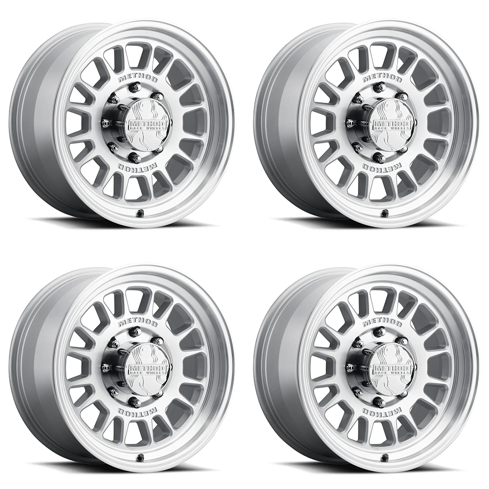 (set of 4) Method MR318 Machined | 18x9" +18mm | 8x180mm Wheel