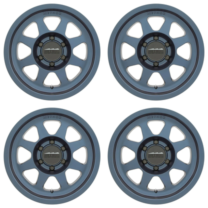 (set of 4) Method MR701 Bahia Blue | 17x8.5" +0mm | 6x5.5in Wheel