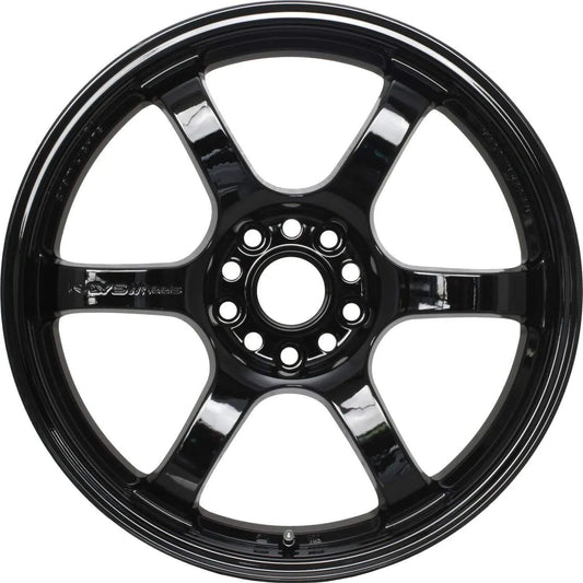 Gram Lights 57DR 18x8.5 +37 5x114.3 Glossy Black (SET)