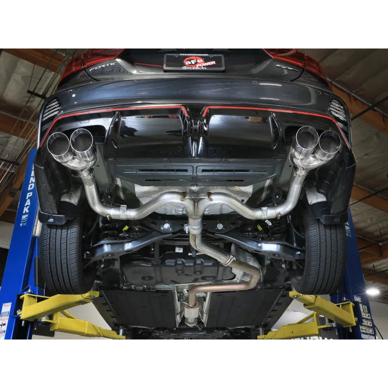 aFe 3in-2.5in SS Axle-Back Exhaust | Kia Forte (19-26) (49-37039-P)