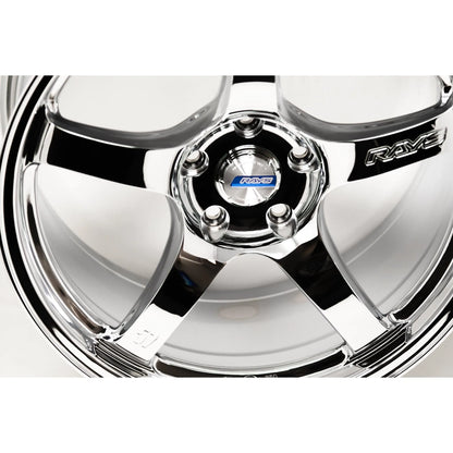Gram Lights 57CR 18x9.5 +38 5x100 Chrome Plating (SET)