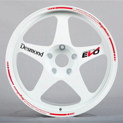 Desmond Regamaster EVO II 18x10 +25 5x120 Gloss White (SET)
