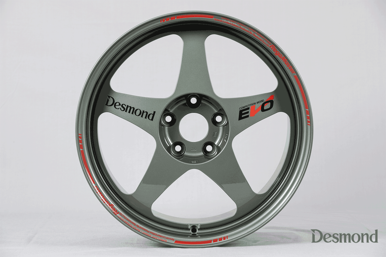 Desmond Regamaster EVO II 18x10 +35 5x114.3 New Almighty Grey (SET)