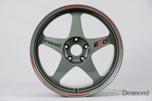 Desmond Regamaster EVO II 18x10 +35 5x114.3 New Almighty Grey (SET)
