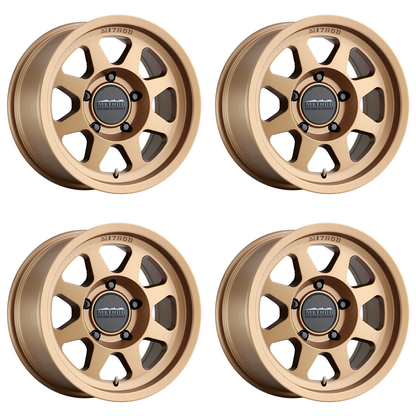 (set of 4) Method MR701 Matte Black | 18x9" +18mm | 6x135mm Wheel