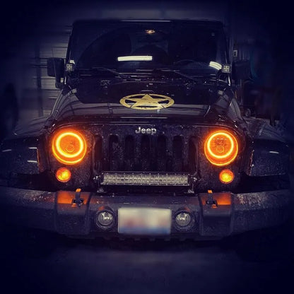 Oracle 7in High Power LED Headlights | Jeep Wrangler (97-07,07-18) (5769-332)