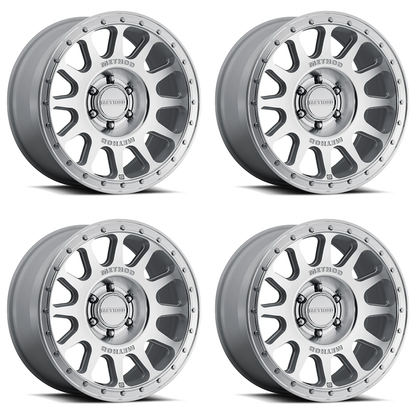(set of 4) Method MR709-HD Machined | 20x9" +12mm | 6x5.5in Wheel