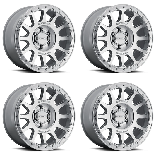 (set of 4) Method MR709-HD Machined | 20x9" +12mm | 6x5.5in Wheel