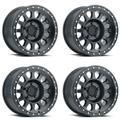 (set of 4) Method MR315 Matte Black | 20x9" +18mm | 6x5.5in Wheel