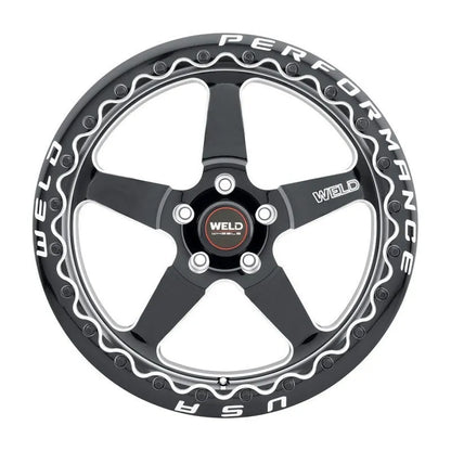 Weld Ventura Beadlock Gloss Black Milled | 20x10.5" +38mm | 5x127mm Wheel