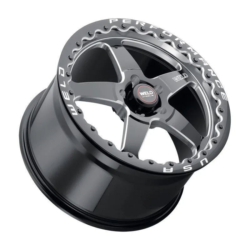 Weld Ventura Beadlock Gloss Black Milled | 20x10.5" +38mm | 5x127mm Wheel
