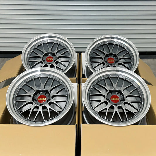 BBS LM 19x9.5 +20, 19x11 +25 5x120 Diamond Black (SET)