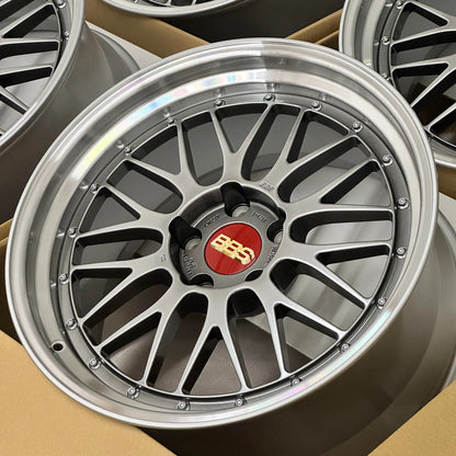 BBS LM 19x9.5 +20, 19x11 +25 5x120 Diamond Black (SET)