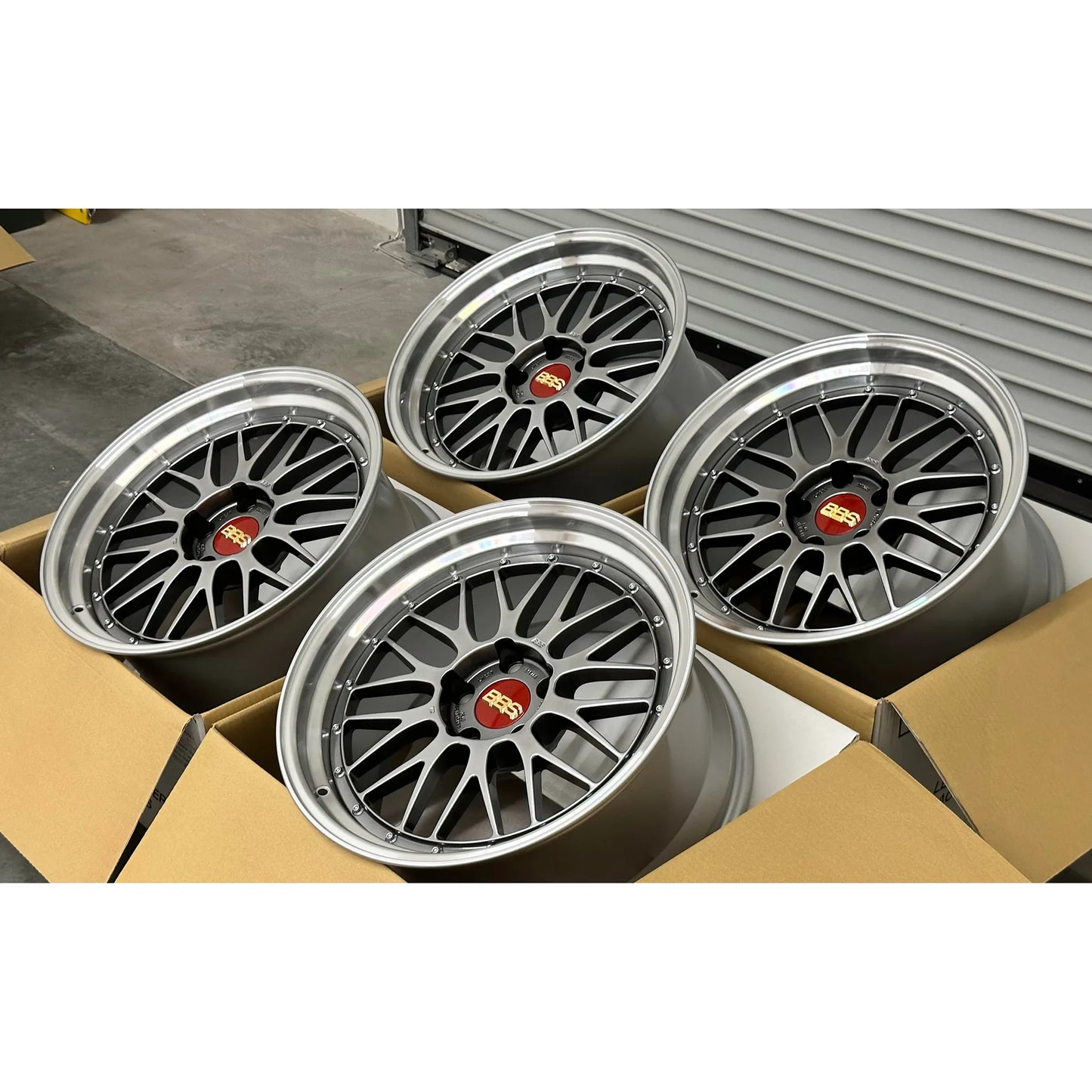 BBS LM 19x9.5 +20, 19x11 +25 5x120 Diamond Black (SET)