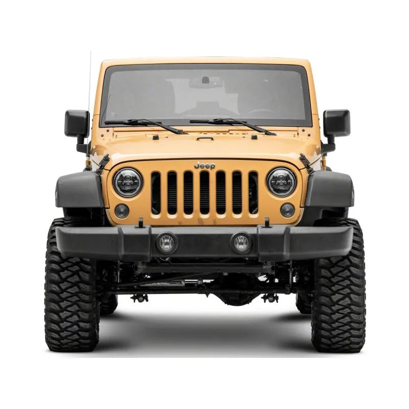 Raxiom 07-18 Jeep JK 7-In LED Headlights w/ DRL | Black Housing (J173078)