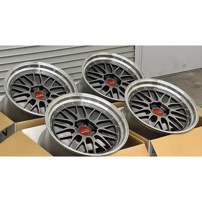 BBS LM 19x9.5 +20, 19x11 +25 5x120 Diamond Black (SET)