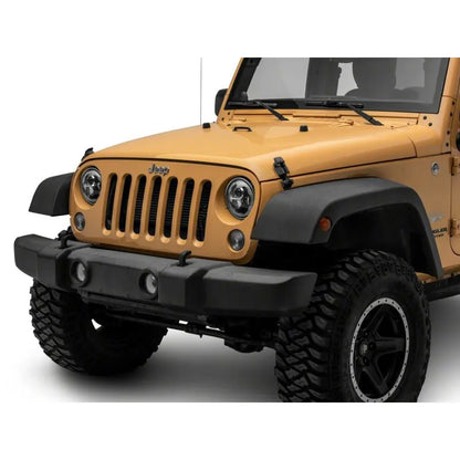 Raxiom 07-18 Jeep JK 7-In LED Headlights w/ DRL | Black Housing (J173078)