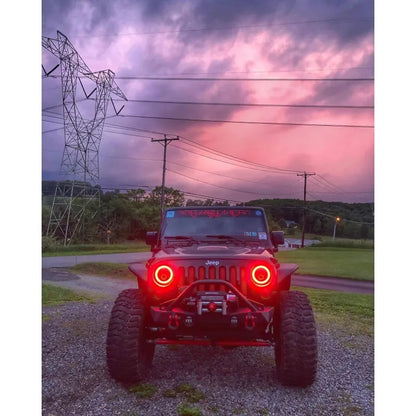 Oracle 7in High Power LED Headlights | Jeep Wrangler (97-07,07-18) (5769-332)