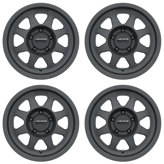 (set of 4) Method MR701 Matte Black | 17X9" -12mm | 5x5.5in Wheel