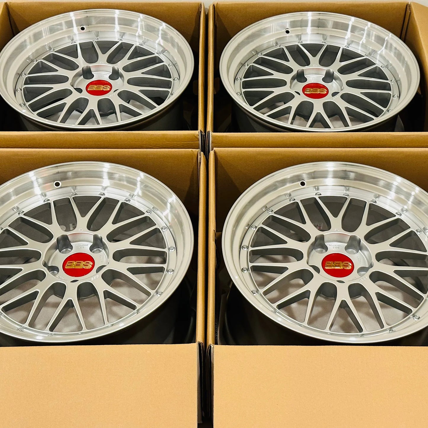 BBS LM 19x9.5 +20, 19x11 +25 5x120 Diamond Silver (SET)