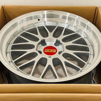 BBS LM 19x9.5 +20, 19x11 +25 5x120 Diamond Silver (SET)