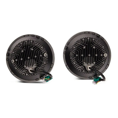 Raxiom 07-18 Jeep JK 7-In LED Headlights w/ DRL | Black Housing (J173078)