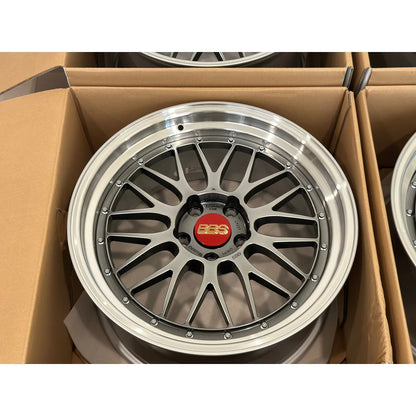 BBS LM 19x9.5 +22, 19x11 +25 5x120 Diamond Black (SET)