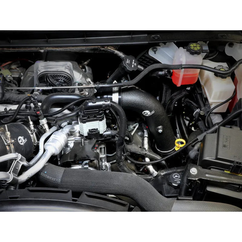 aFe V8 6.6L L5P BladeRunner Aluminum Charge Pipe | Chevy Silverado/GMC Sierra (20-26) (46-20704-B)