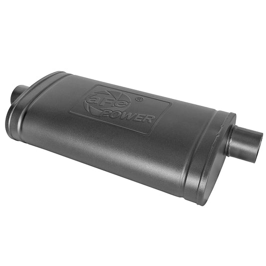 aFe MACH Force-Xp 409 SS Oval Black Muffler | Universal (49M00016-B)