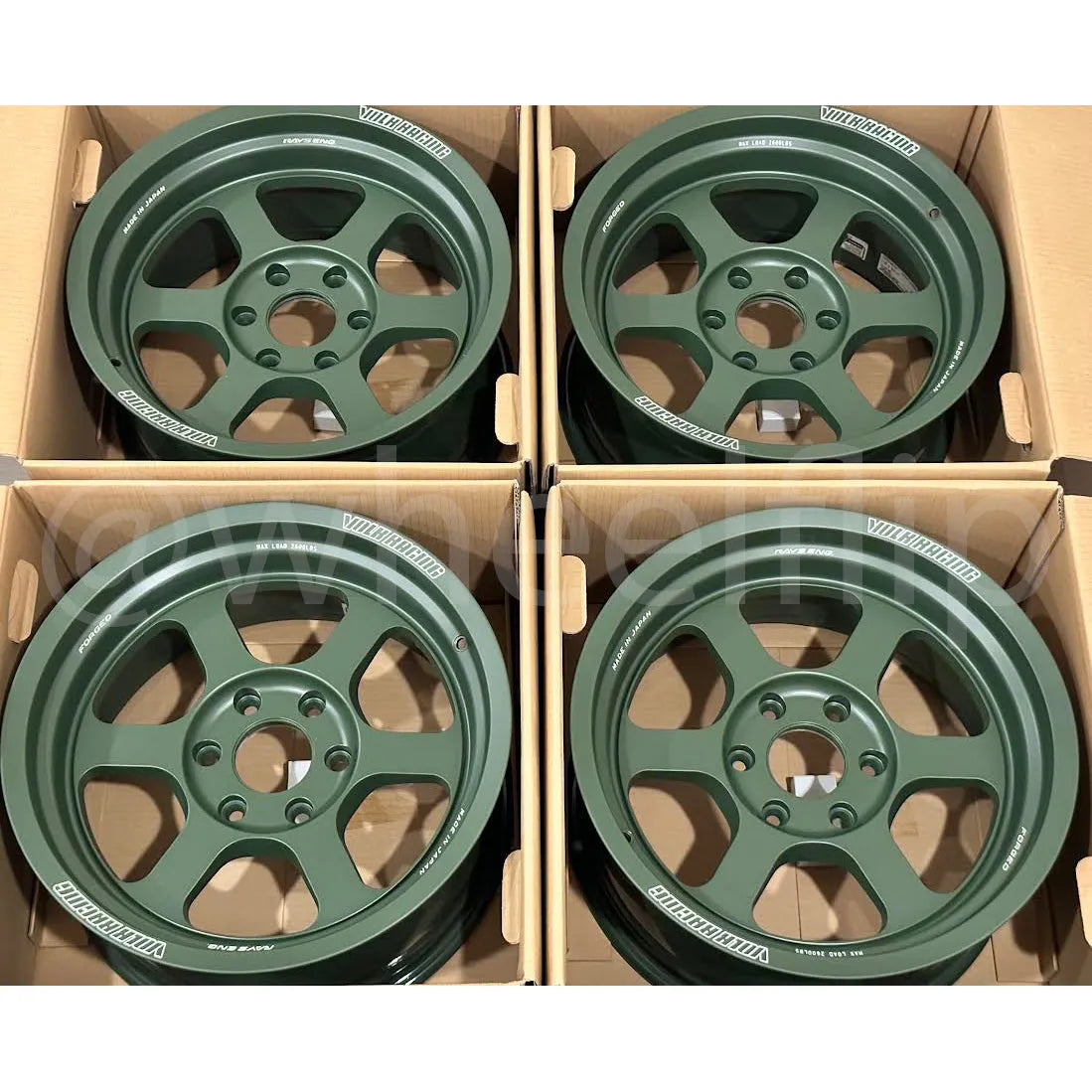 Volk Racing TE37XT M-Spec 18x9 -1 6x135 Matte Dark Green (SET)