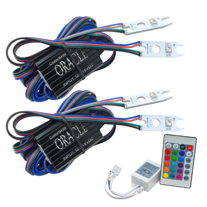 Oracle 15-17 F-150 Headlight DRL Upgrade Kit ColorSHIFT w/HW | Ford F-150 (15-20) (2395-504)