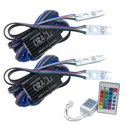 Oracle 15-17 F-150 Headlight DRL Upgrade Kit ColorSHIFT w/HW | Ford F-150 (15-20) (2395-504)