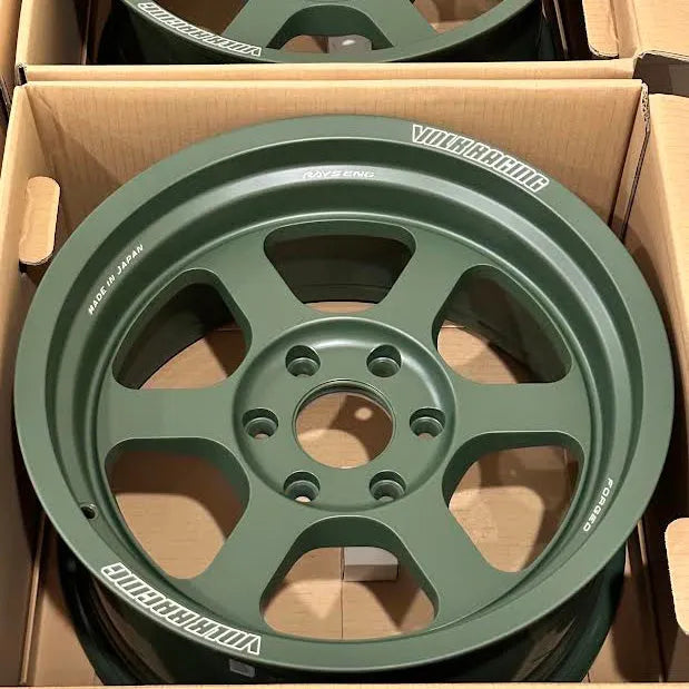 Volk Racing TE37XT M-Spec 18x9 -1 6x135 Matte Dark Green (SET)