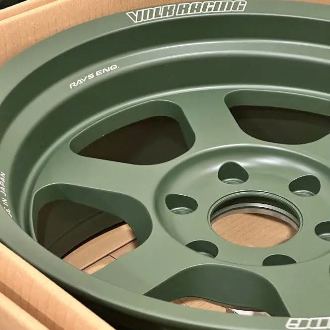 Volk Racing TE37XT M-Spec 18x9 -1 6x135 Matte Dark Green (SET)