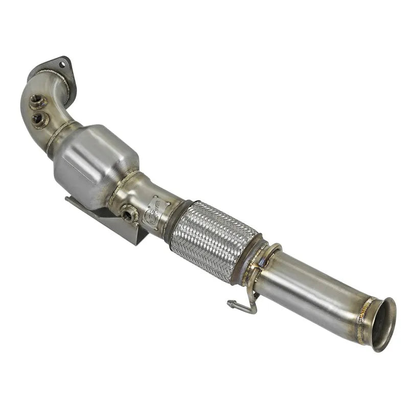 aFe Twisted Steel 3in SS Downpipe | Ford Focus RS (11-19) (48-33024-HC)
