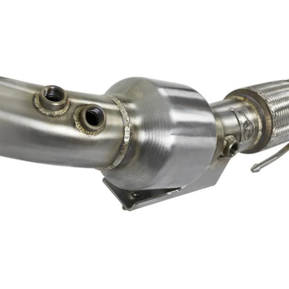 aFe Twisted Steel 3in SS Downpipe | Ford Focus RS (11-19) (48-33024-HC)